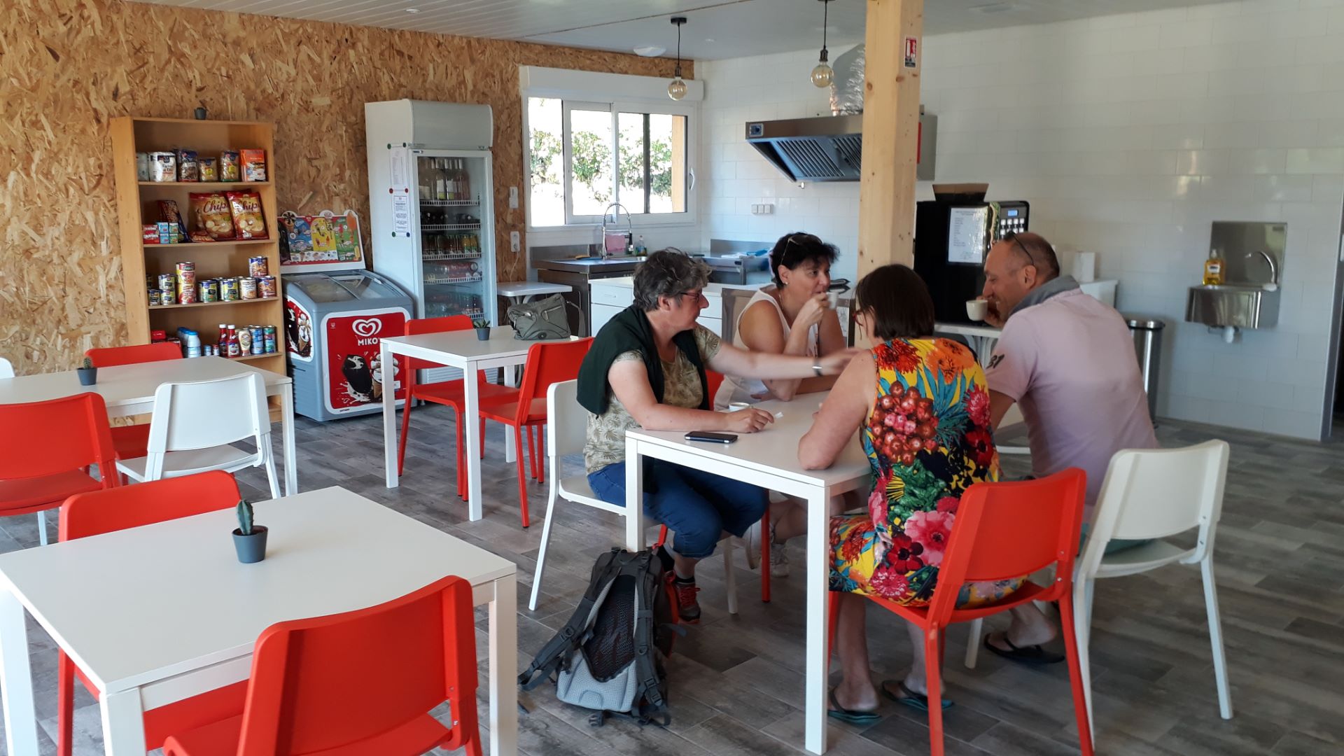 Salle a manger du camping